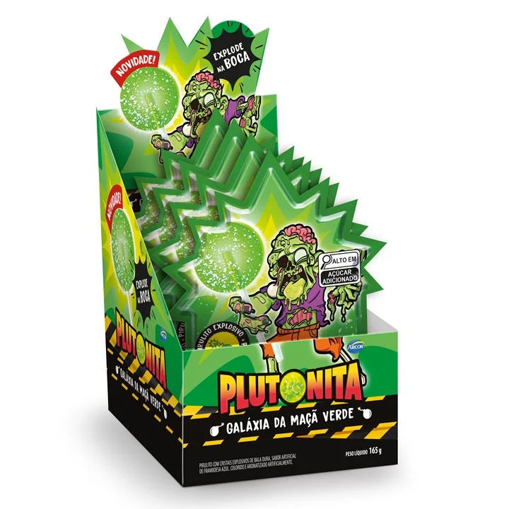 Arcor Pirulito Explosivo Plutonita Caixa (165g)